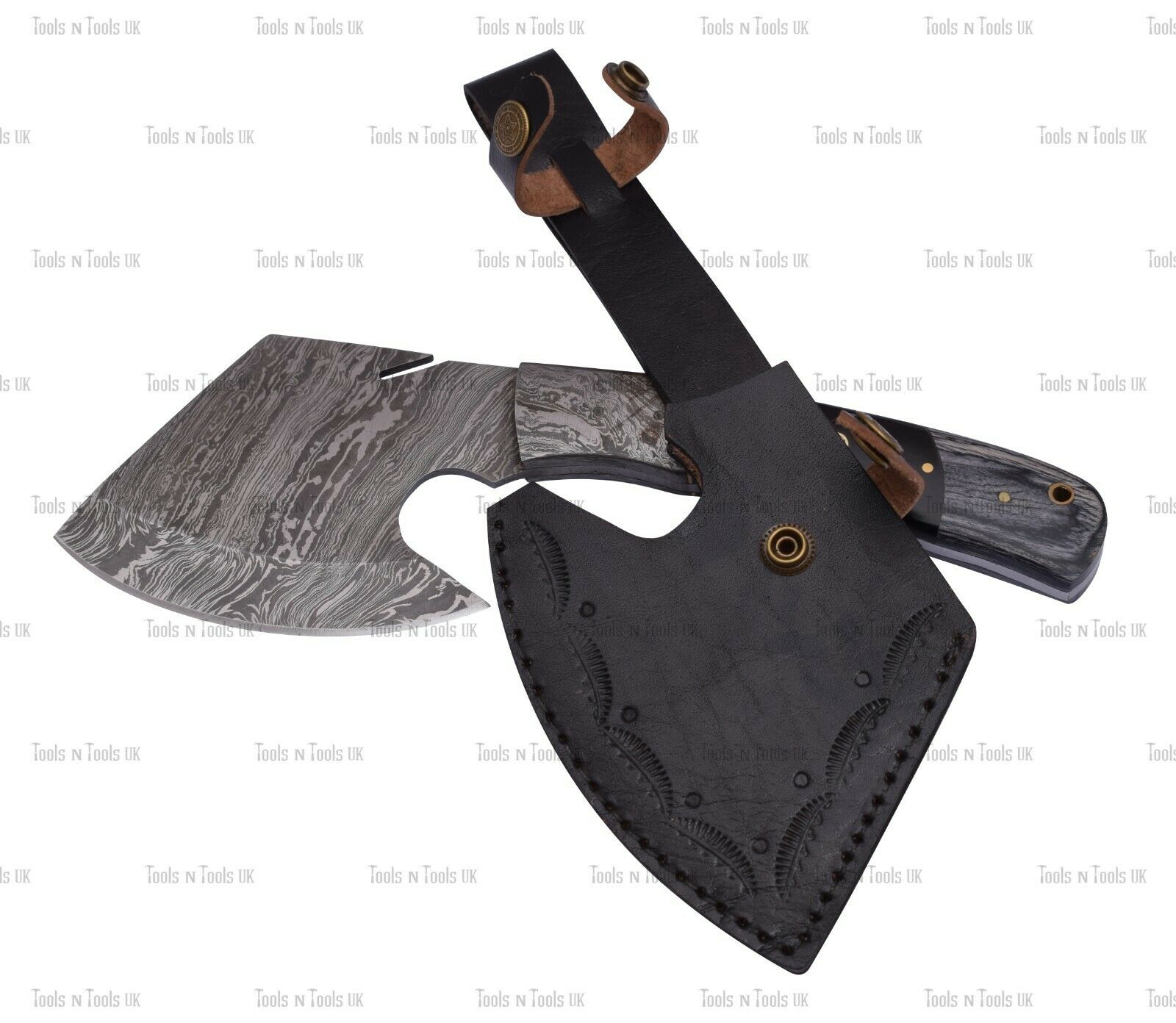 AXE-018-Damascus-Steel-Axes-Choppers-11-Handmade-Pattern-Functional-Crafts-Etc-264899326627-7