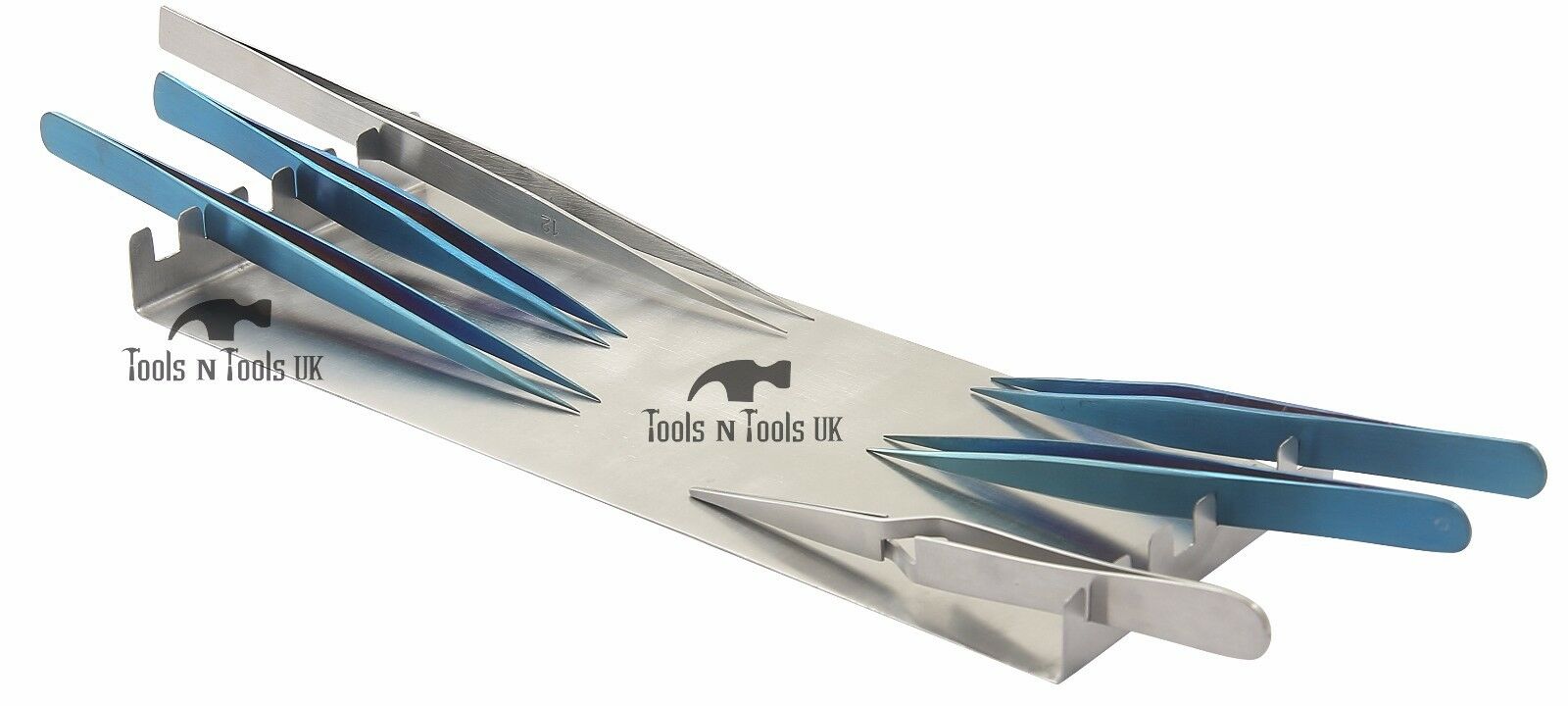 Anti-Magnetic-Stainless-Steel-Tweezers-Stand-Tray-Holder-Jewellery-Crafts-etc-263132771497