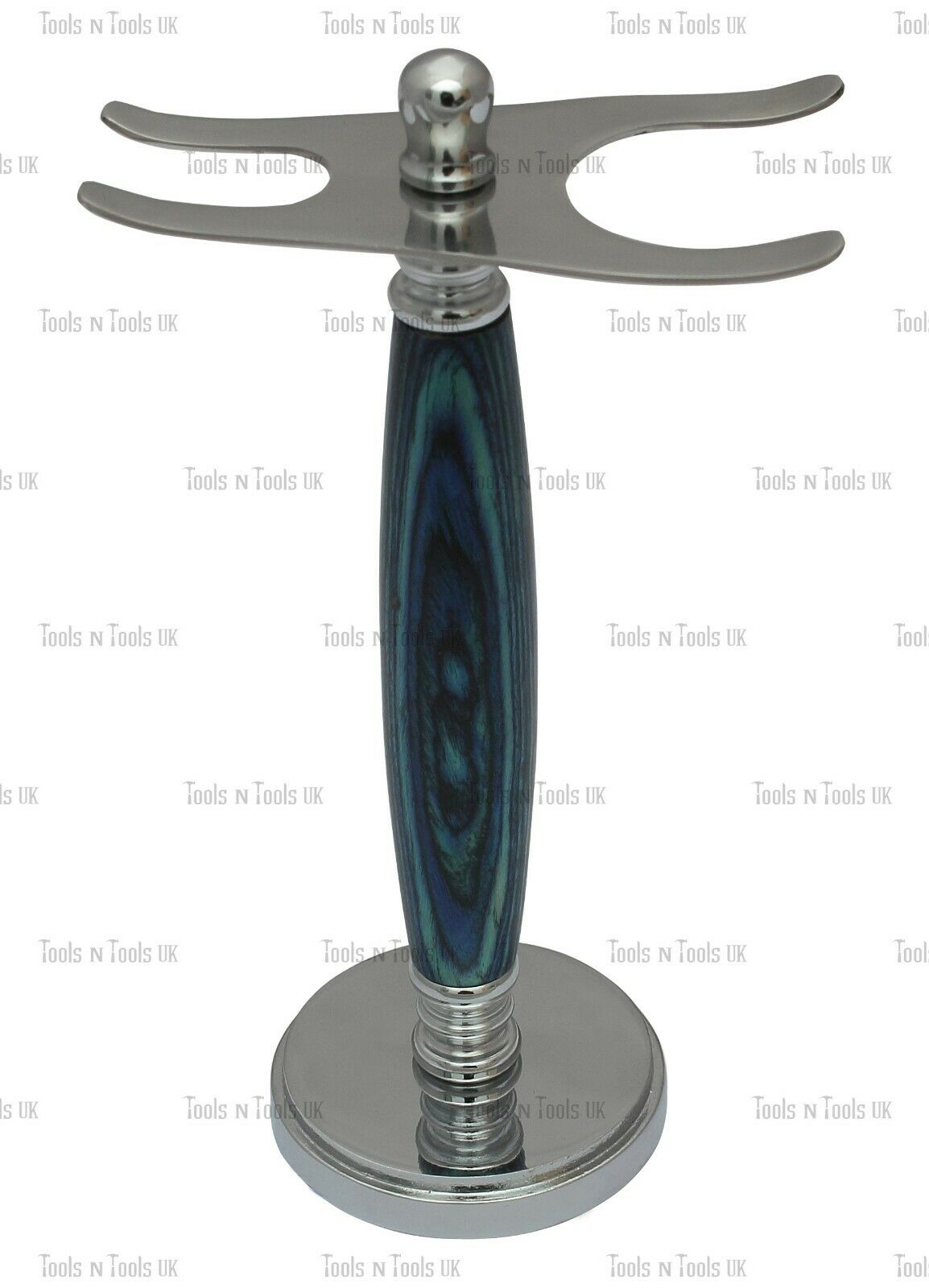 Blue-5-Piece-Shaving-Set-Double-Edge-Razor-Hair-Brush-Stand-Bowl-Blades-in-Box-264401204267-5