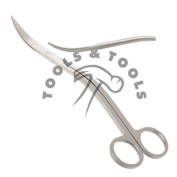 Short Curved Scissors - Polished - Nano Aquariums