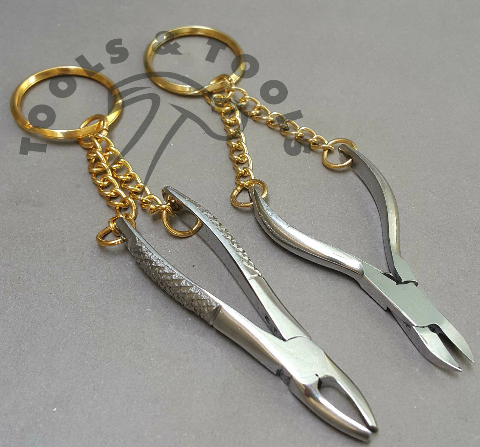 Variation-of-3quot-JEWELRY-SIDE-CUTTERS-amp-DENTAL-TOOTH-EXTRACTING-FORCEPS-PLIERS-KEY-RING-CHAIN-262498185877-b91e