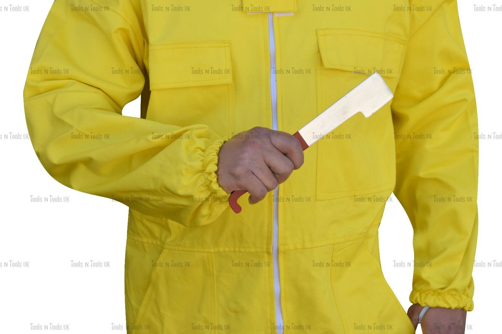 YELLOW-HEAVY-DUTY-COTTON-BEEKEEPING-SUIT-UNISEX-BEE-SUIT-BEEKEEPERS-X-LARGE-SIZE-253622295307-7