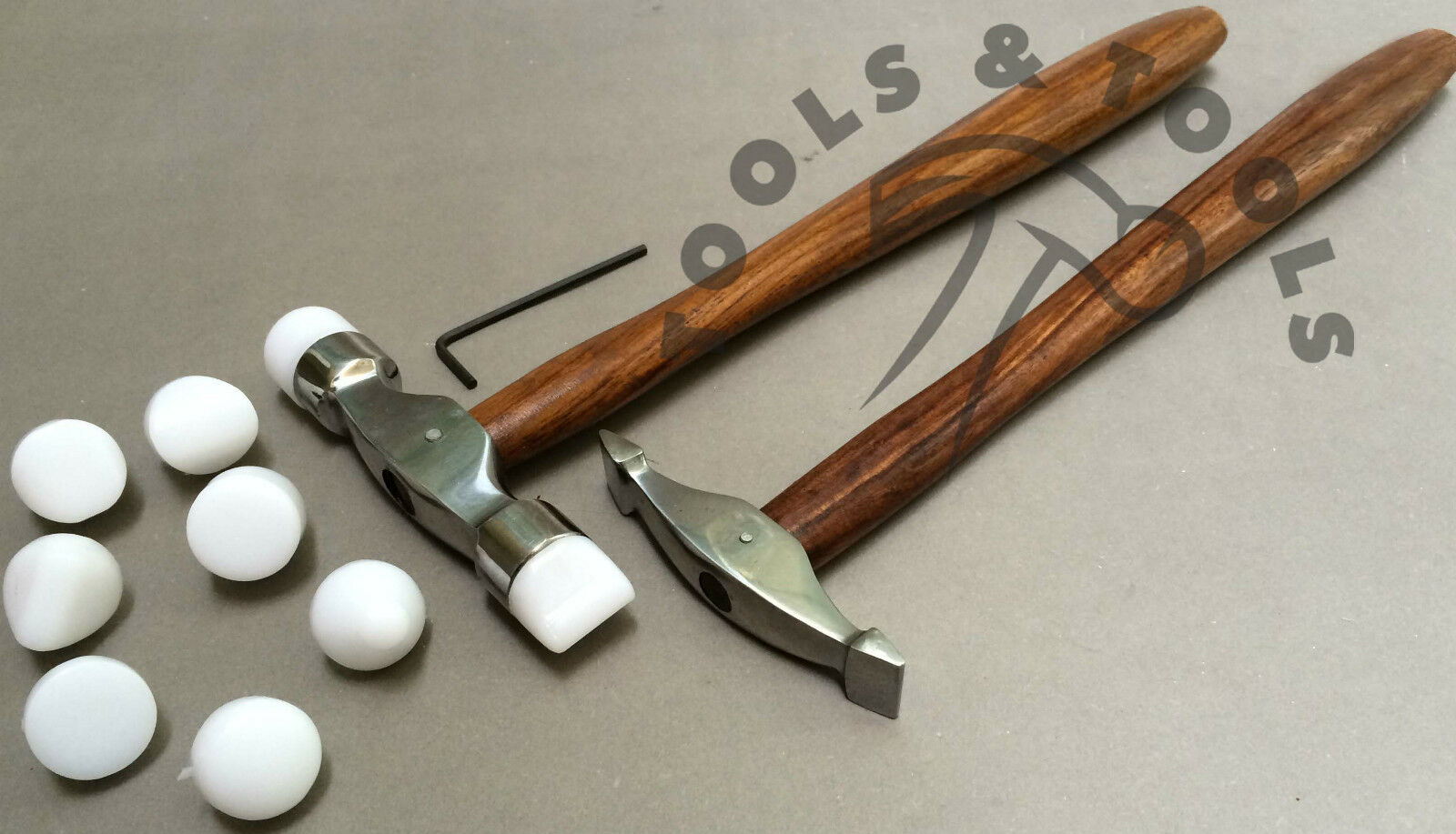 2-Pcs-Nylon-Tips-Texturing-Hammer-Designing-Forming-Metal-Silver-Smith-REPOUSSEE-252089710588