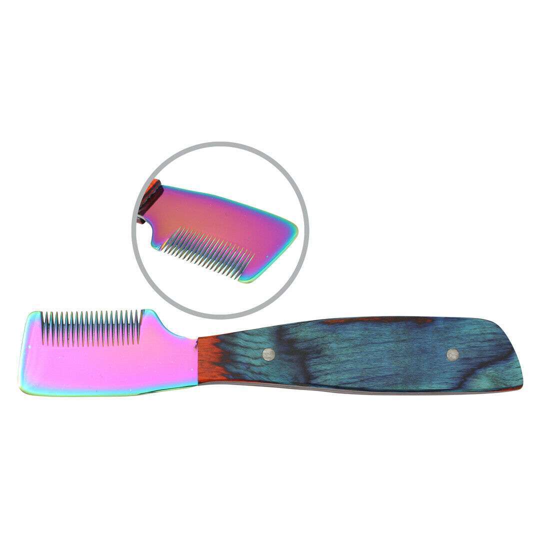 MULTI-BLADE-BLUE-ORANGE-STRIPPING-TERRIERS-CARDING-KNIFE-CATDOG-GROOMING-COMBS-265294158878-4
