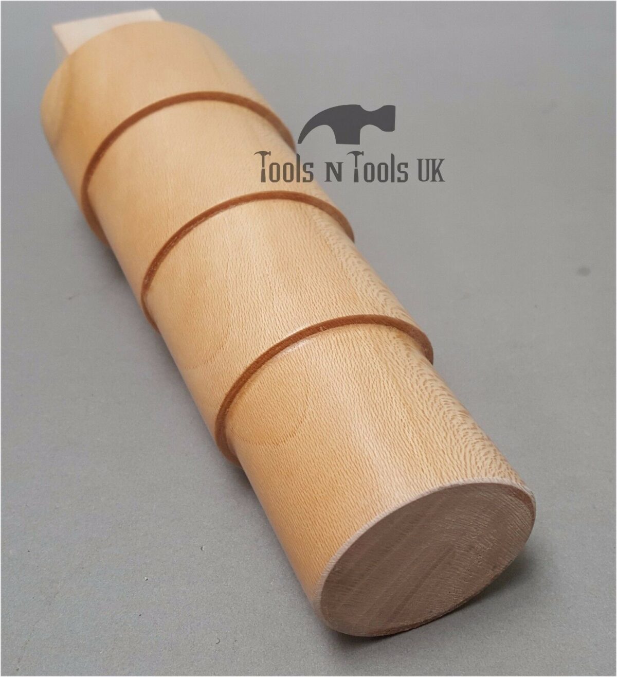 JTS Wooden Oval Bracelet Mandrel – 15” Tapered Form For Shaping Jewelry – Made In India