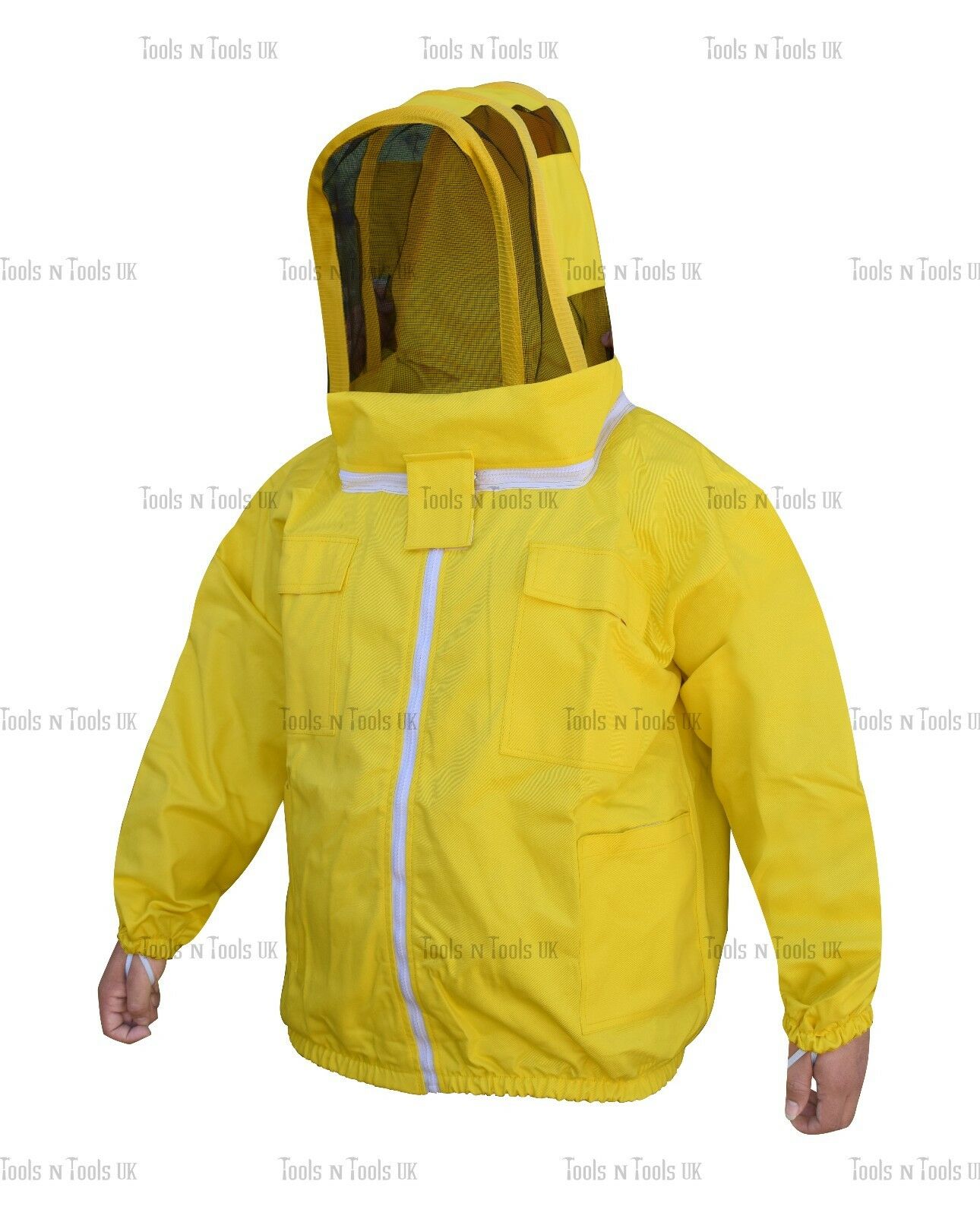 YELLOW-HEAVY-DUTY-COTTON-BEEKEEPING-JACKET-UNISEX-BEE-JACKET-BEEKEEPERS-X-LARGE-253622263858-2