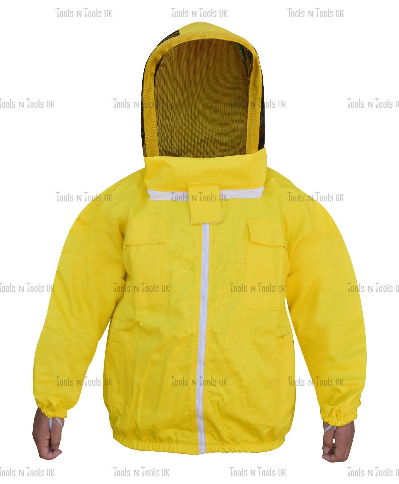 YELLOW-HEAVY-DUTY-COTTON-BEEKEEPING-JACKET-UNISEX-BEE-JACKET-BEEKEEPERS-X-LARGE-253622263858-3