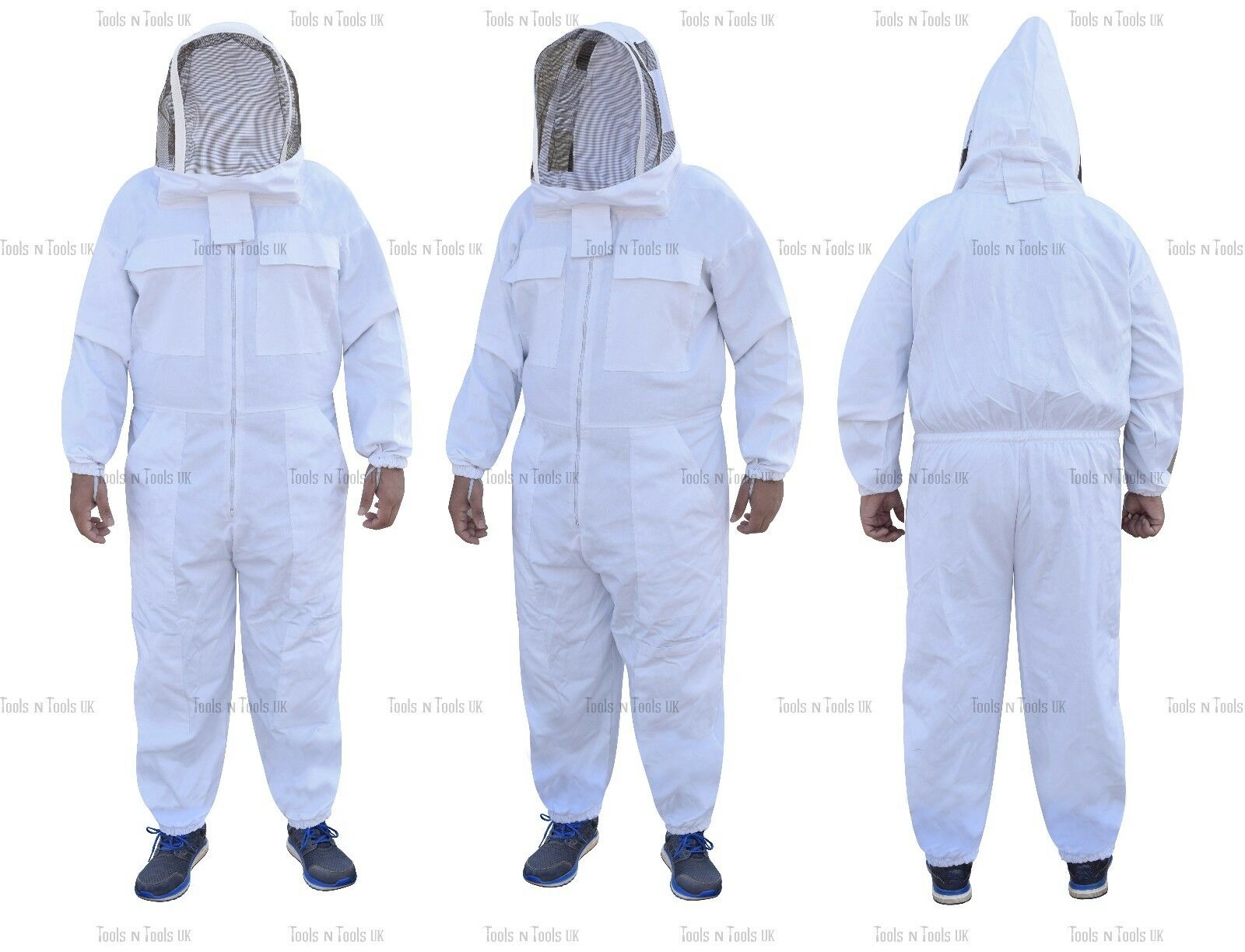 PRO-HEAVY-DUTY-COTTON-BEEKEEPING-SUIT-UNISEX-BEE-SUIT-BEEKEEPERS-MEDIUM-SIZE-253245127099