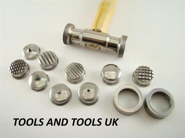 TEXTURING-HAMMER-9-FACES-HEADS-PATTERNS-INTERCHANGEABLE-DESIGNS-METAL-WITH-BOX-261758489749-5