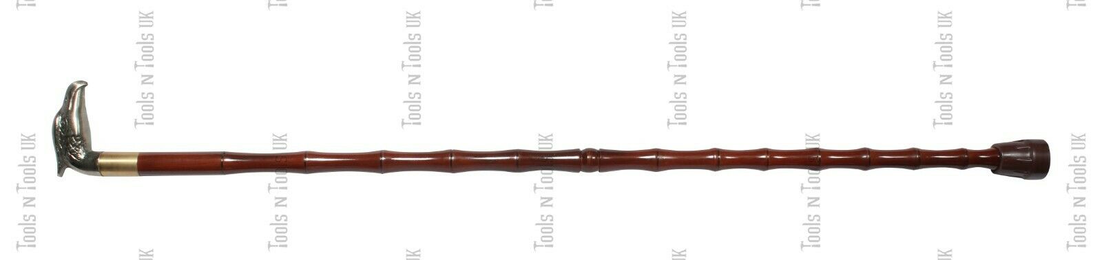 Wstick-003-Antique-Style-Walking-Stick-Solid-Silver-Head-Handle-Vintage-Wooden-264889595979-3